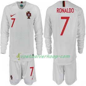 Portugal RONALDO 7 Kind Uittenue WK voetbal 2018 Lange Mouw